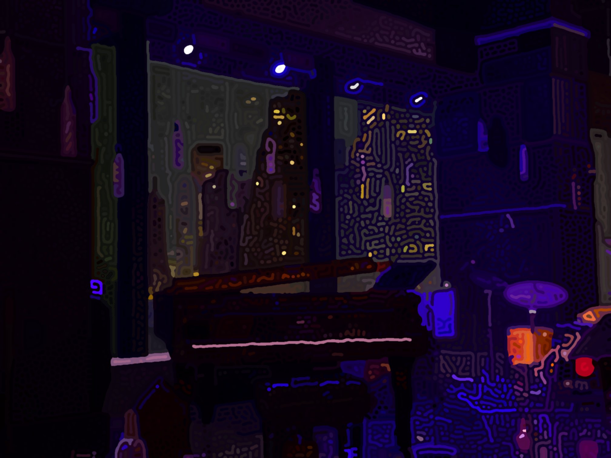 Image I created using Turing an algorithm derived from Turing patterns