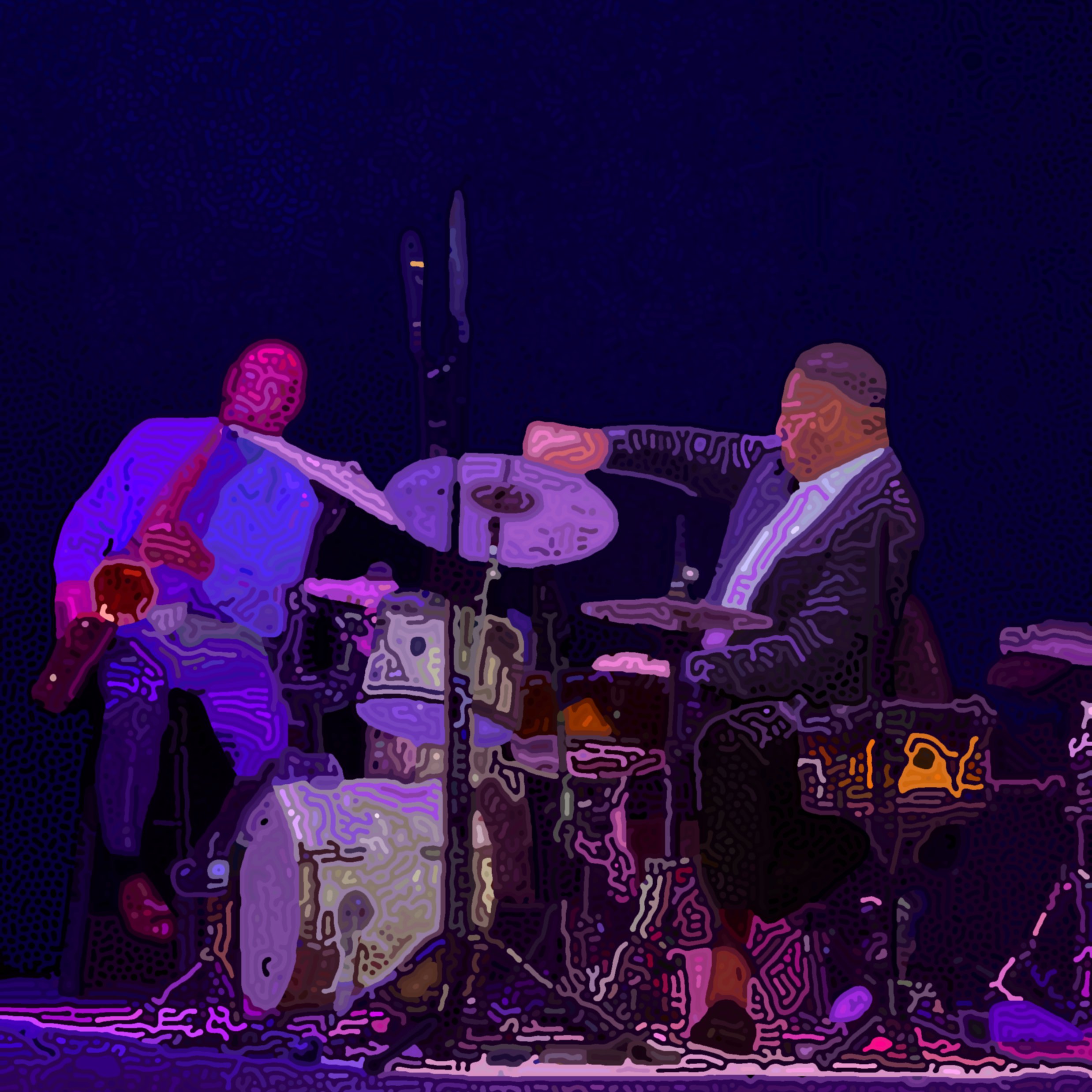 Image I created using Turing an algorithm derived from Turing patterns